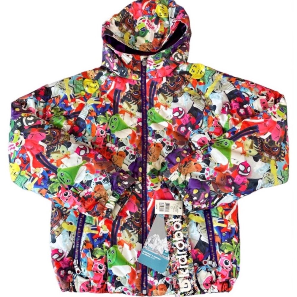 NWT Kidrobot x Burton Toypile 2L Down Gore-Tex Snowboard Jacket Coat Size Medium